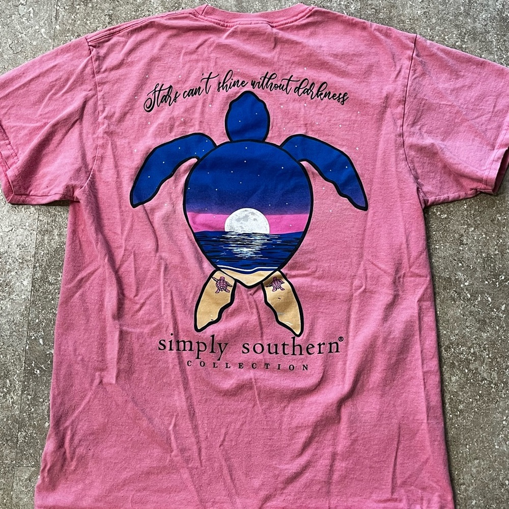 Simply Southern Pink Short Sleeve Tee - Picture 6 of 6